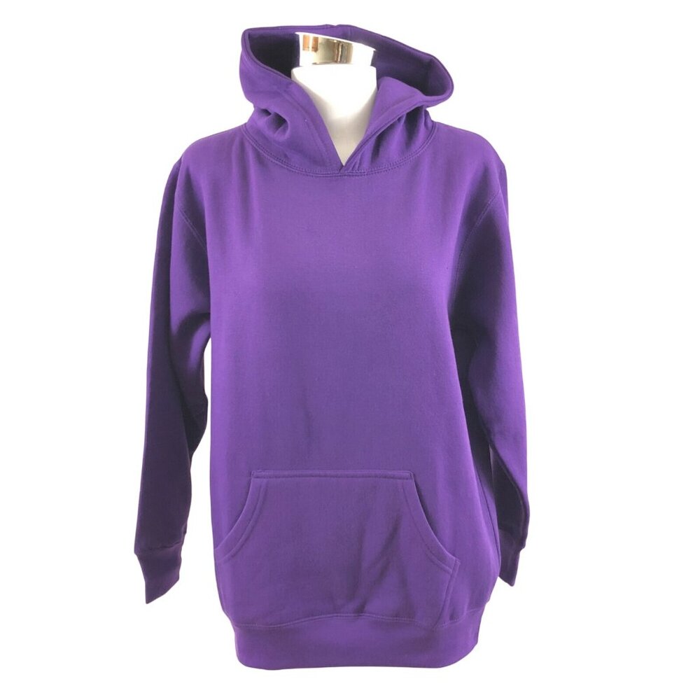 Ouray Sportswear Youth Kids Hoodie Pullover Pockets Purple Size XL